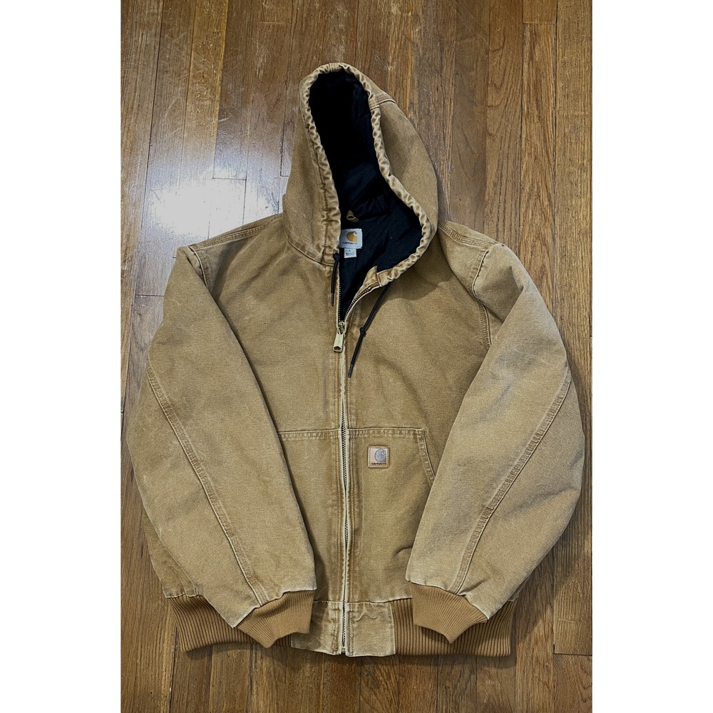 CARHARTT J130 Washed Duck Insulated Active Jacket Discontinued Original Pattern